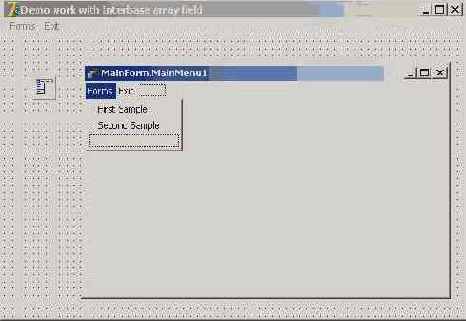  array-.   TpFIBUpdateObject  TDataSetContainer